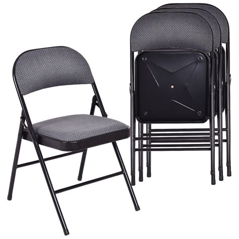 metal and fabric folding chairs|metal folding chairs near me.